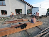 Taras drewniany. Realizacja w Baranowie koło Poznania.