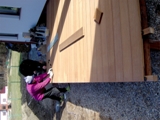 Taras drewniany. Realizacja w Nowym Kisielinie koło Zielonej Góry.