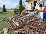 Taras drewniany z modrzewia syberyjskiego. Realizacja w Zielonej Górze. Zdjęcie nr: 11